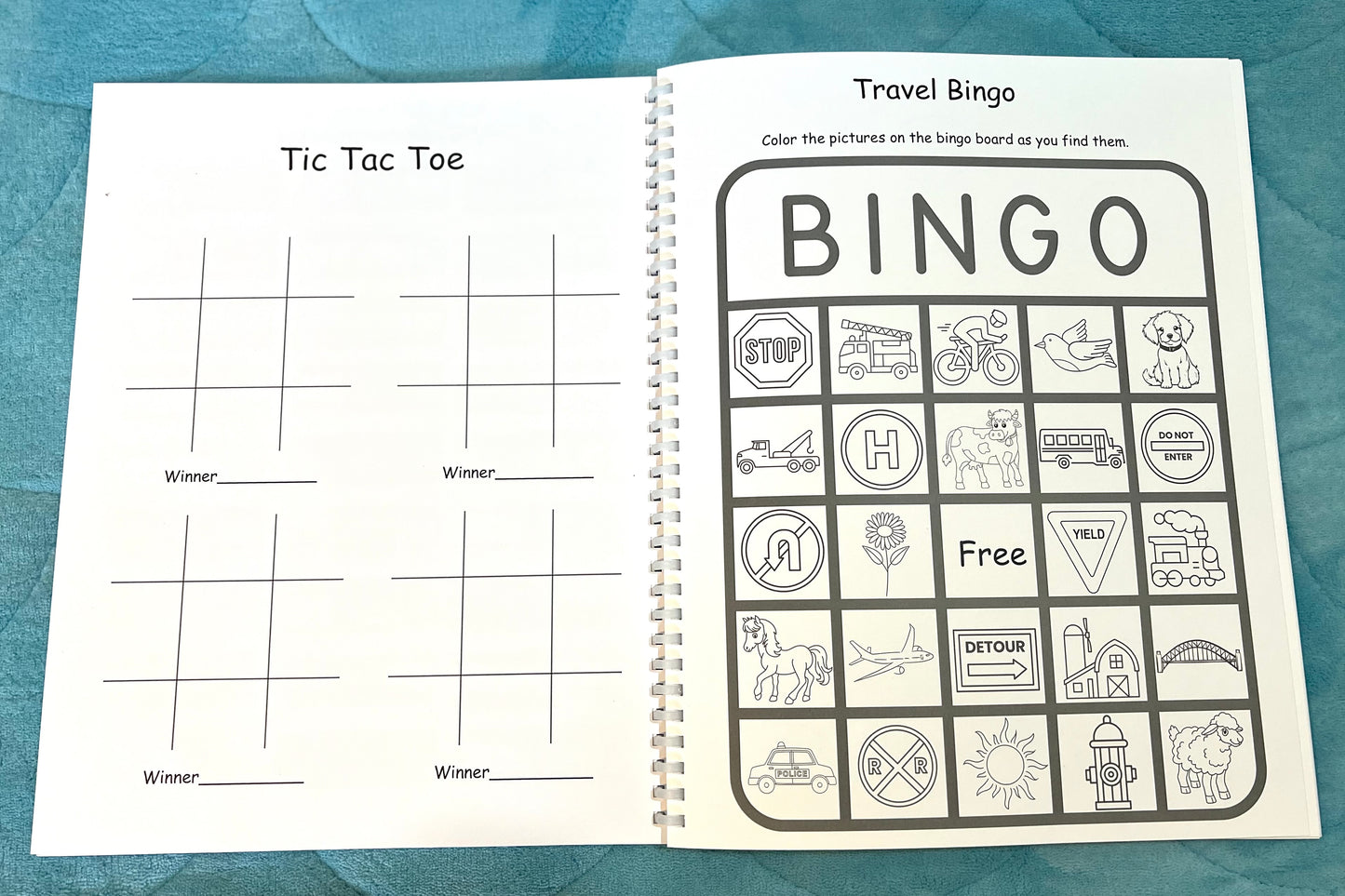 Travel Activity Book