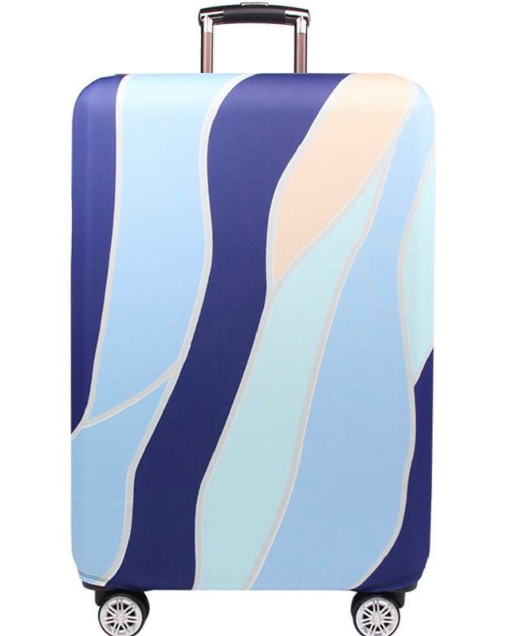 Luggage Covers- Blue Stained Glass